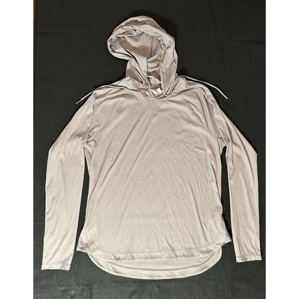 Sage Collective Women's XL Grey Hooded Long Sleeve Top Thumb Holes